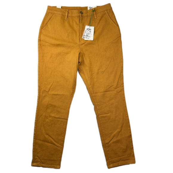 Cosmic Blue Love Denim - COSMIC BLUE LOVE Eco Edit Women’s size 32 Tall maize gold jeans NWT